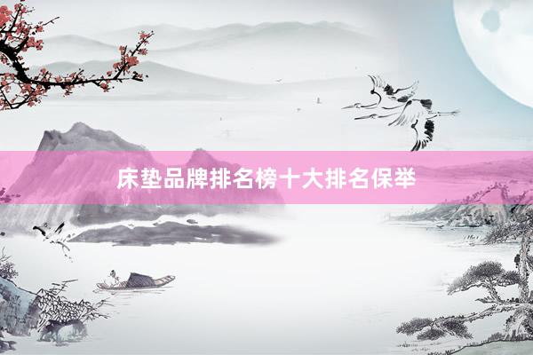 床垫品牌排名榜十大排名保举